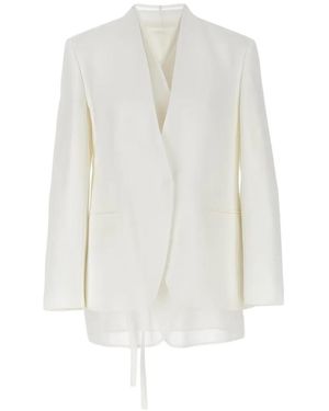 Brunello Cucinelli Tailored Layered Blazer - White