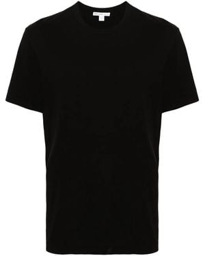 James Perse Crew-Neck Cotton T-Shirt - Black