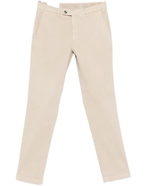 Michael Coal Button-Fastening Trousers - Natural
