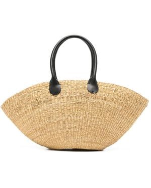 Muuñ Sophia Woven Tote Bag - Natural