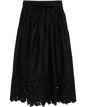Sister Jane Gonna Lunga La Fiesta Con Ricamo - Nero