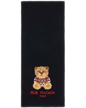RUE MADAM PARIS Écharpe À Logo - Black