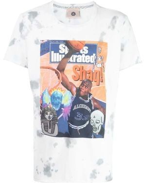 Alchemist Graphic-Print Tie-Dye T-Shirt - White