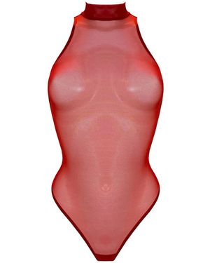 Bordelle Open-Back Body - Red