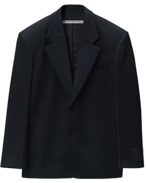 Alexander Wang Oversized-Fit Blazer - Blue