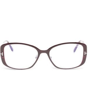Tom Ford Gafas Con Montura Geométrica - Rojo