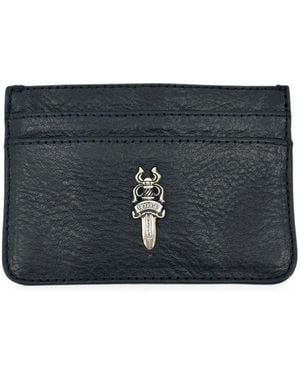 Chrome Hearts Dagger Leather Cardholder - Black