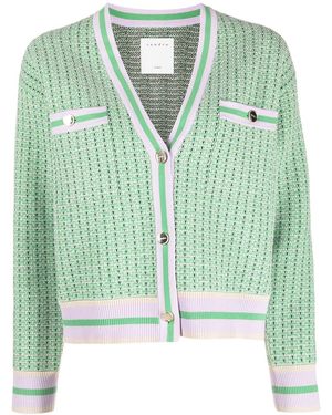 Sandro Brandy Cardigan mit V-Ausschnitt - Grün