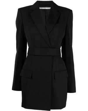 Alexander Wang Belted Blazer Dress - Black