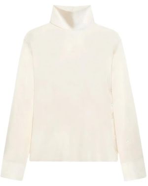 Courreges ハイネック トップ - ホワイト