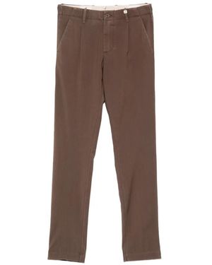 Myths Pleated Trousers - Brown