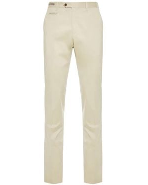 Corneliani Belt-Loops Trousers - Natural