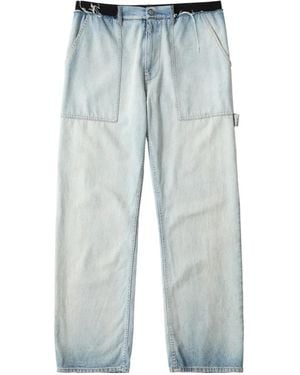 MM6 by Maison Margiela Vaqueros Con Trabillas - Azul