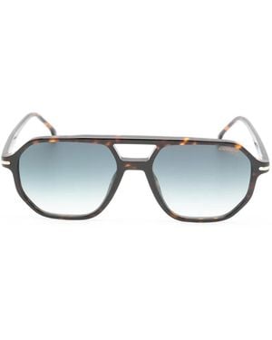 Carrera Occhiali Da Sole Geometrici Tartarugati - Marrone
