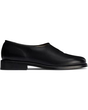 Lemaire Anatomic Slip-On Derby Shoes - Black