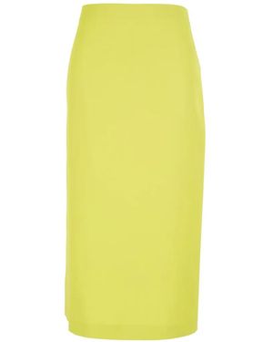 Twinset Zip-Fastening Skirt - Yellow