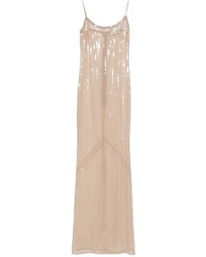 The New Arrivals Ilkyaz Ozel Isis Maxi Dress - Natural