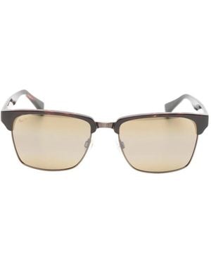 Maui Jim Kawika Square-Frame Sunglasses - Natural
