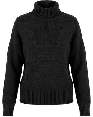 Sa Su Phi Rollkragenpullover Mit Cut-Out - Schwarz