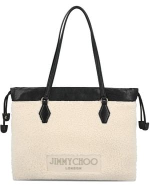 Jimmy Choo Sac Cabas À Lien De Resserrage - Neutre