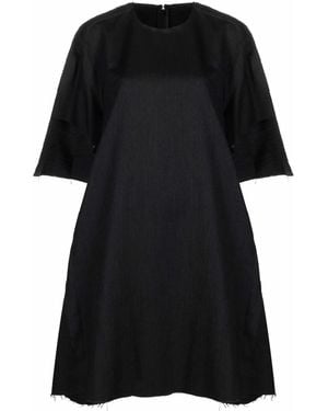 Maison Margiela メゾン・マルジェラ フレイドエッジ ドレス - グレー