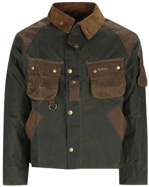 Barbour Speyford Waxed Cotton Jacket - Green