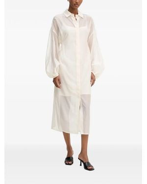 Liu Jo Muslin Shirt Dress - White