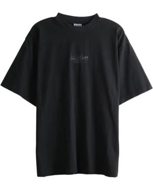 Balenciaga Logo-Print T-Shirt - Black