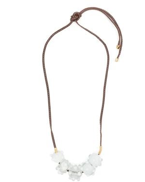 Colville Murano Glass Necklace - White