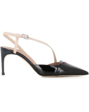 Malone Souliers 70Mm Valeria Pointed-Toe Court Shoes - White