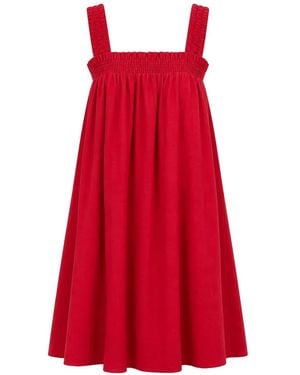 Seafolly Gathered-Band Mini Dress