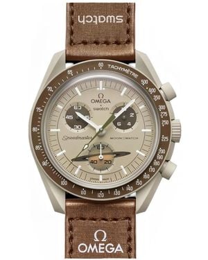 Swatch Reloj Moon Mission To Saturn De 42 Mm De Omega X - Metálico