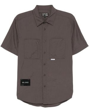 Izzue Camicia Con Applicazione - Grigio