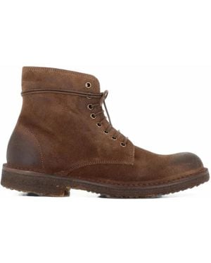 Astorflex Starflex Heritage Suede Lace-Up Boots - Brown