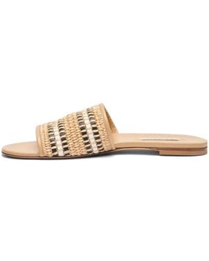 Casadei Flache Amalfi Sandalen - Weiß