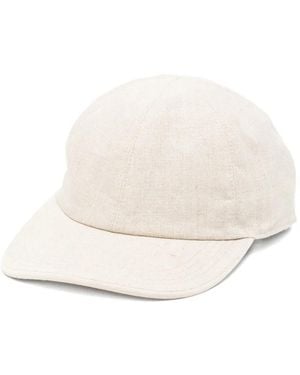 Eleventy Baseballkappe Mit Gebogener Krempe - Weiß