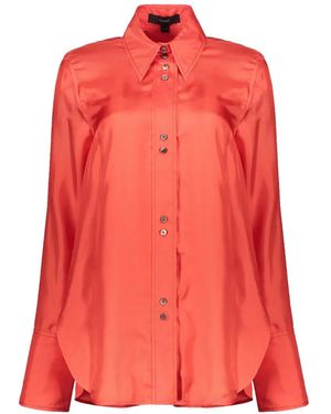 Ellery Camisa De Manga Larga - Rojo