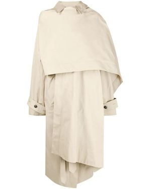 Quira Layered Long-Sleeved Jacket - Natural