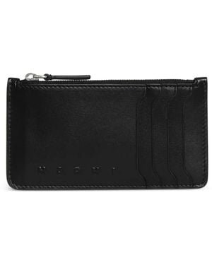 Marni Porte-Cartes À Logo Embossé - Noir