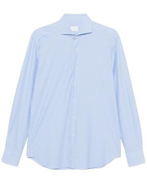 Xacus Striped long-sleeve shirt - Blau