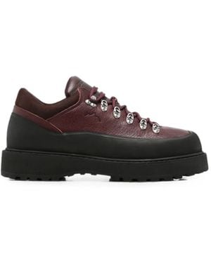 Diemme Panelled D-Ring Sneakers - Brown