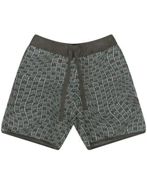 Amiri Ma Swirl Drawstring Shorts - Grey