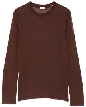 Aspesi Pullover Mit Kontrastnähten - Braun