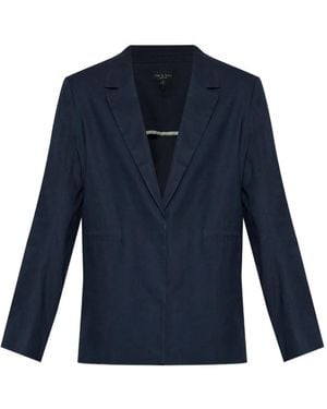 Rag & Bone Single-Breasted Blazer - Blue