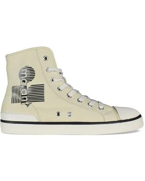 Isabel Marant Logo High Top Sneakers - White