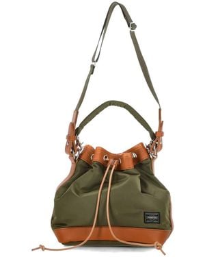 Porter-Yoshida and Co Drawstring Shoulder Bag - Natur