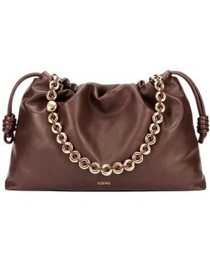 Loewe Medium Flamenco Purse Schoudertas - Bruin