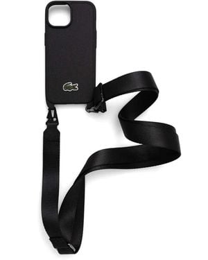 Lacoste Coque Pour Smartphone À Patch Logo - Black