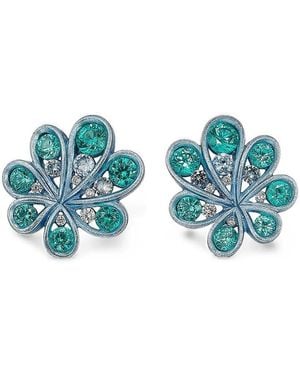 Anabela Chan Ocean Paraiba Chanterelle Earrings - Blue