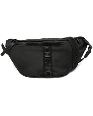 Moschino Gürteltasche Mit Logo - Schwarz